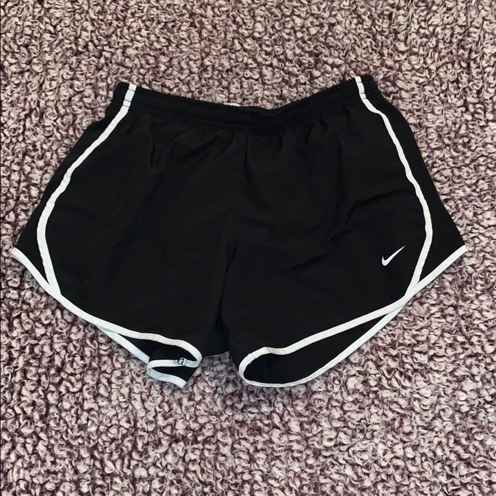 black nike shorts